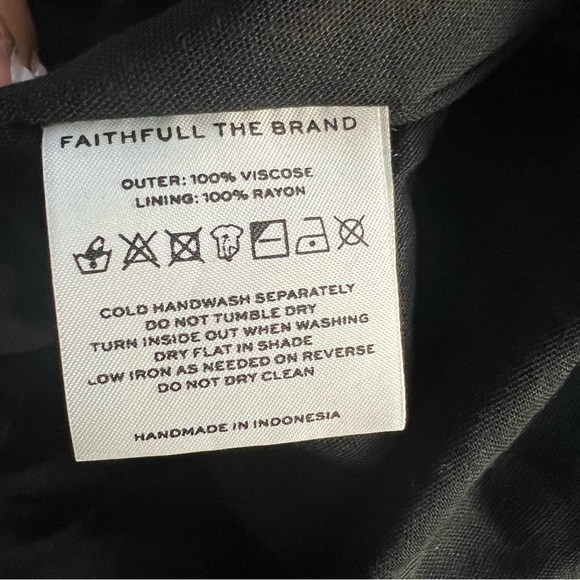 Faithfull the Brand Darsha Midi Dress Ankara Paisley Print, Size 4, Retail $309 - Picture 13 of 15